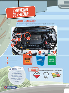 Cahier de vacances - Code de la route