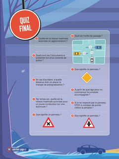 Cahier de vacances - Code de la route
