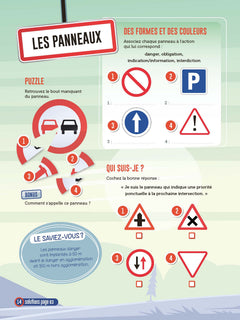 Cahier de vacances - Code de la route