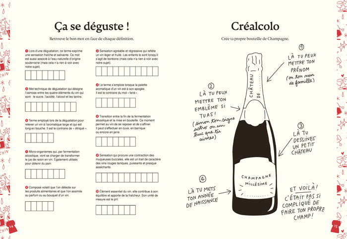 Le cahier de jeux du sommelier