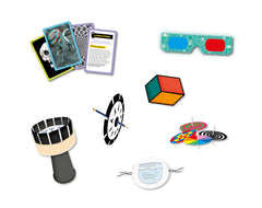 C'est pas sorcier Les Illusions d'optique - coffret avec accessoires