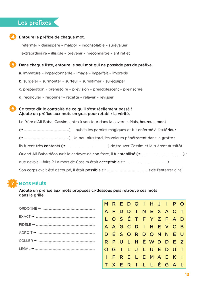 En route pour le vocabulaire ! CM