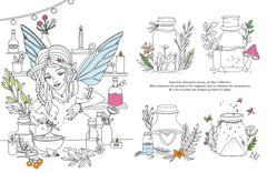 Le grimoire à colorier des fées