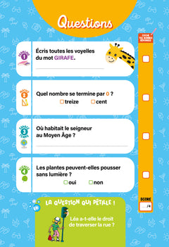 Questions pour réviser - Du CP au CE1 - Cahier de vacances 2024