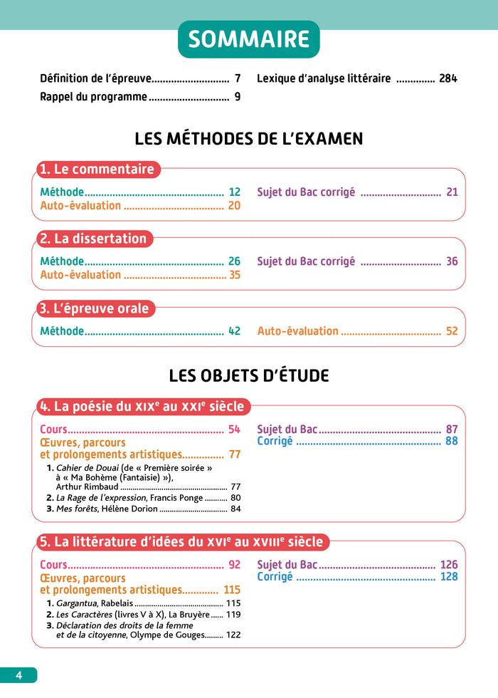 Objectif BAC 2025 1re Français écrit et oral