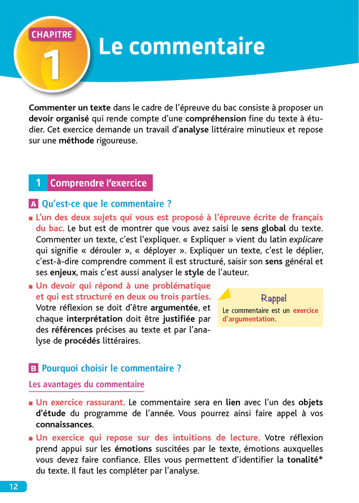 Objectif BAC 2025 1re Français écrit et oral