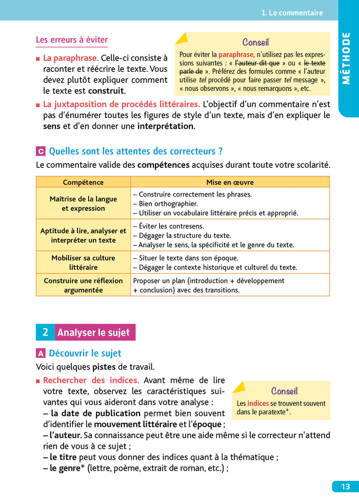 Objectif BAC 2025 1re Français écrit et oral