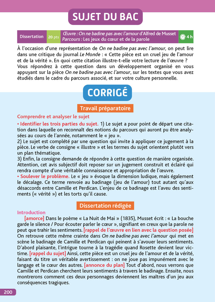 Objectif BAC 2025 1re Français écrit et oral