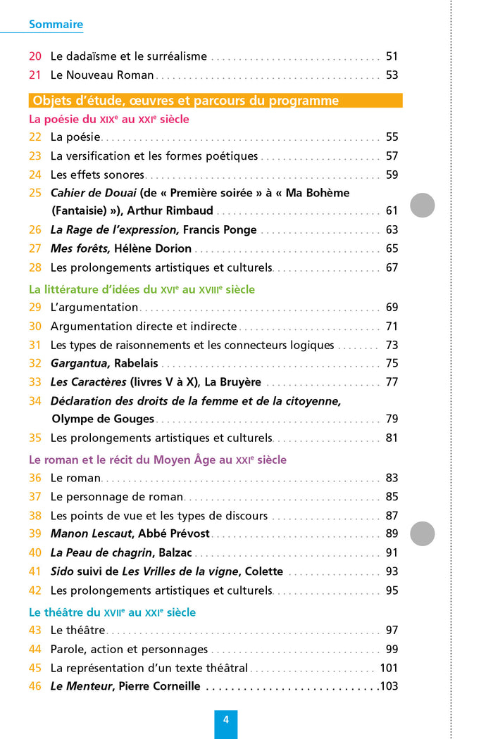 Objectif BAC Fiches détachables Français 1re BAC 2025