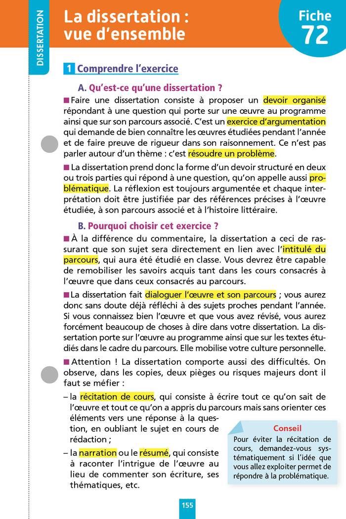 Objectif BAC Fiches détachables Français 1re BAC 2025