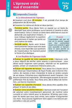 Objectif BAC Fiches détachables Français 1re BAC 2025