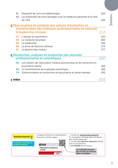 Infirmier en pratique avancée - Mention Psychiatrie et santé mentale