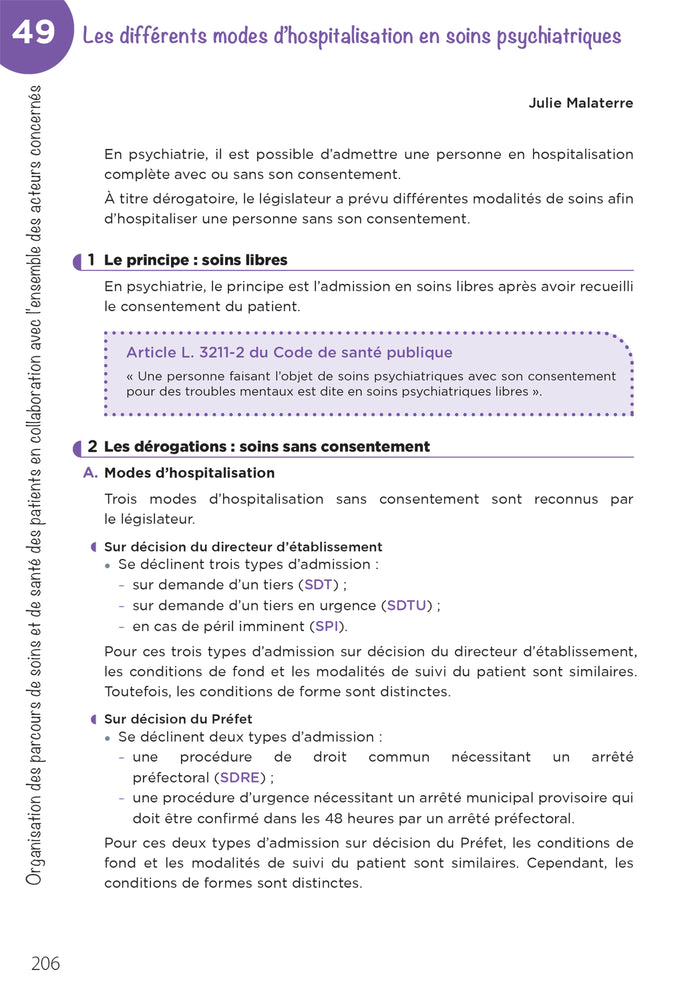 Infirmier en pratique avancée - Mention Psychiatrie et santé mentale