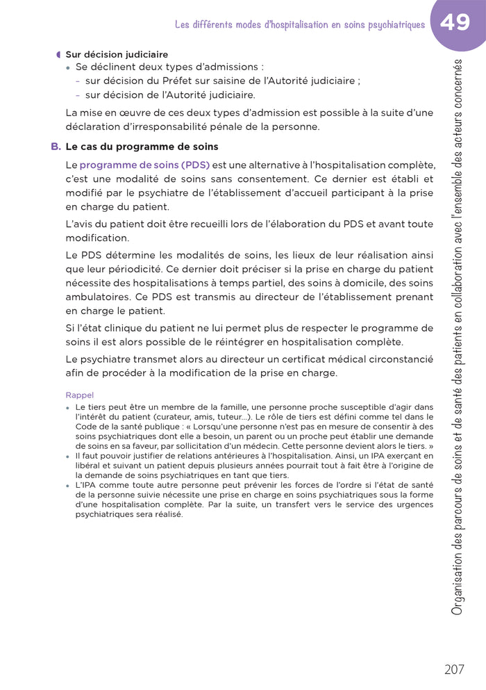 Infirmier en pratique avancée - Mention Psychiatrie et santé mentale