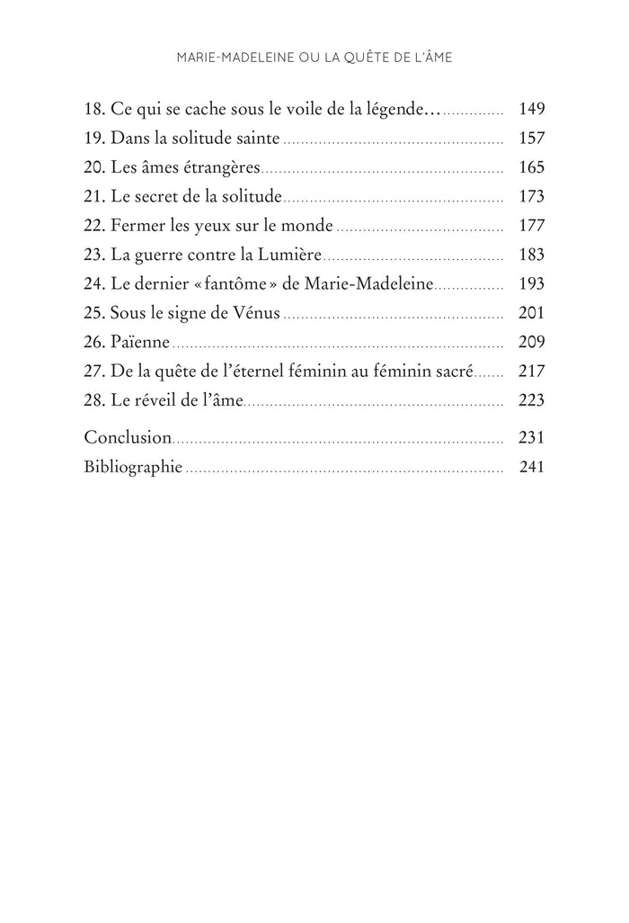 Marie-Madeleine ou la quête de l'Âme