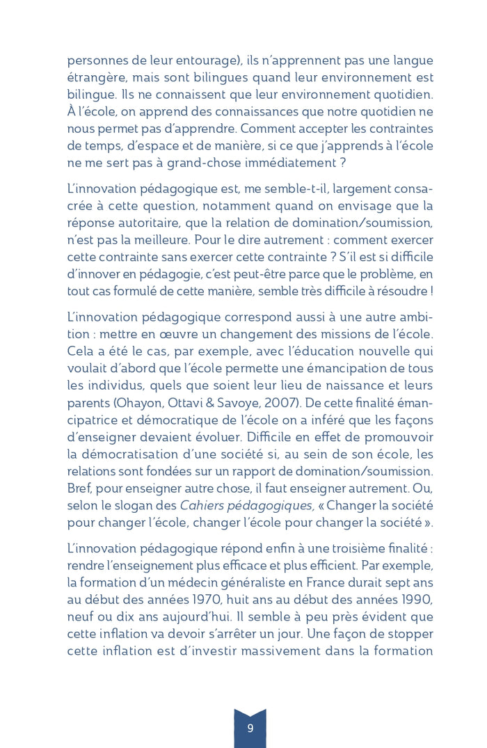 L'innovation pédagogique