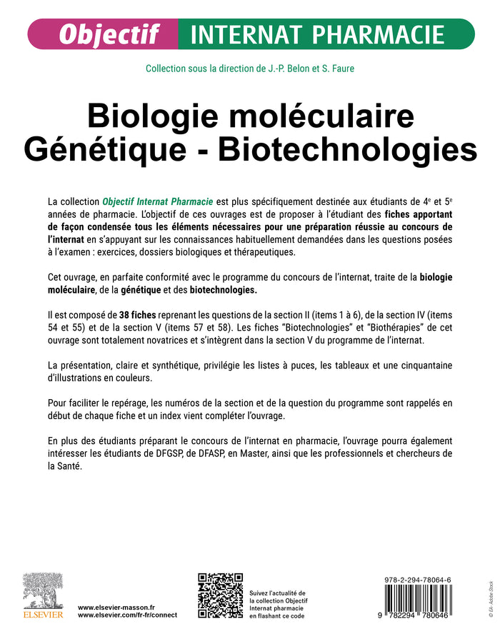 Biologie moléculaire - Génétique - Biotechnologies