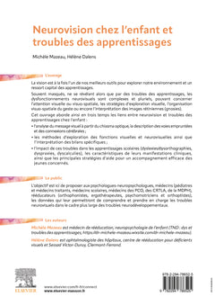Neurovision chez l'enfant et troubles des apprentissages