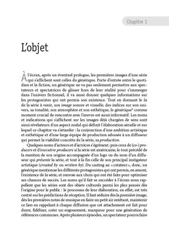 L'analyse des séries