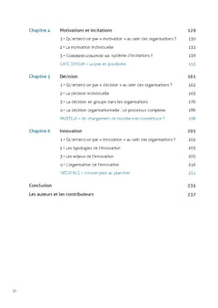 Dynamiques des organisations