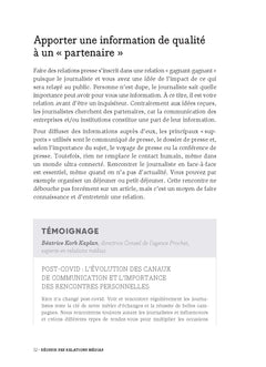 Réussir ses relations médias