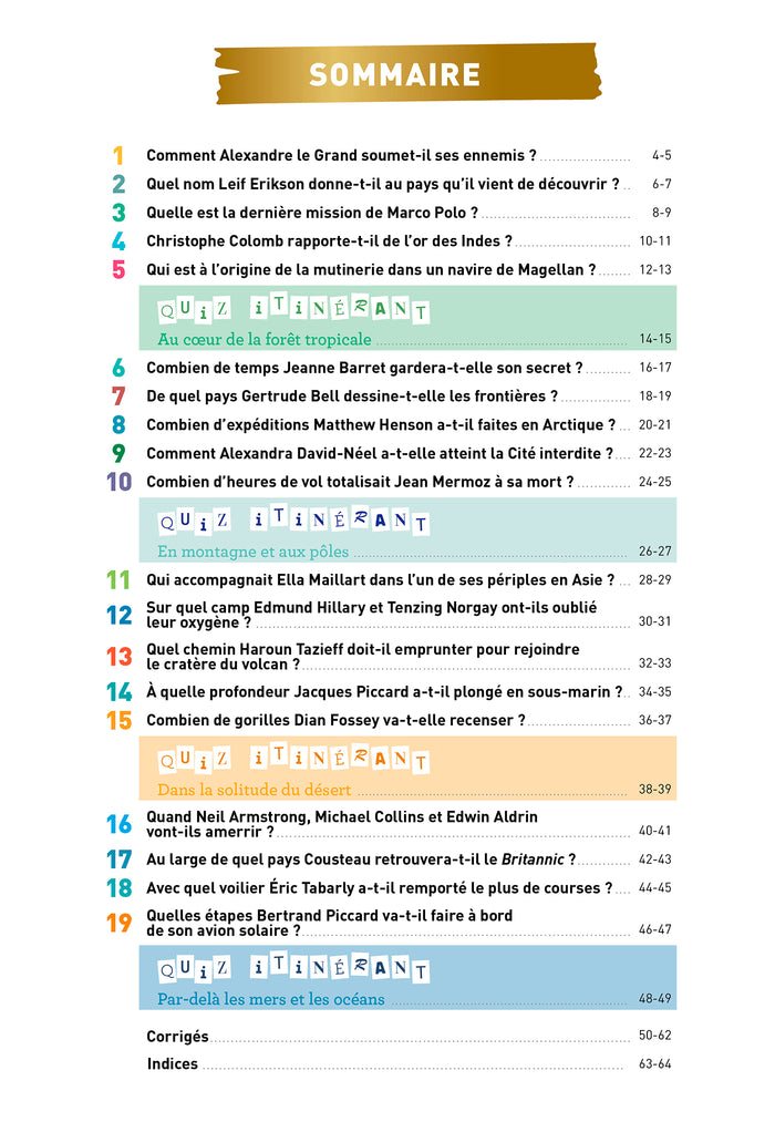 Passeport Adultes - Aventures et énigmes - Cahier de vacances 2025