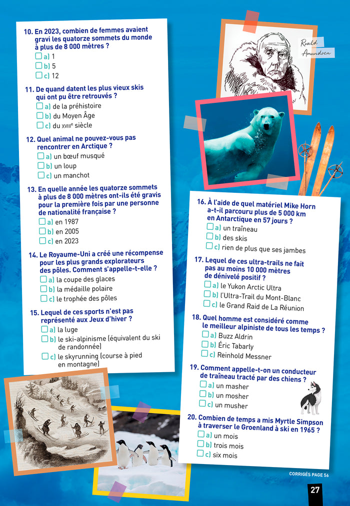 Passeport Adultes - Aventures et énigmes - Cahier de vacances 2025