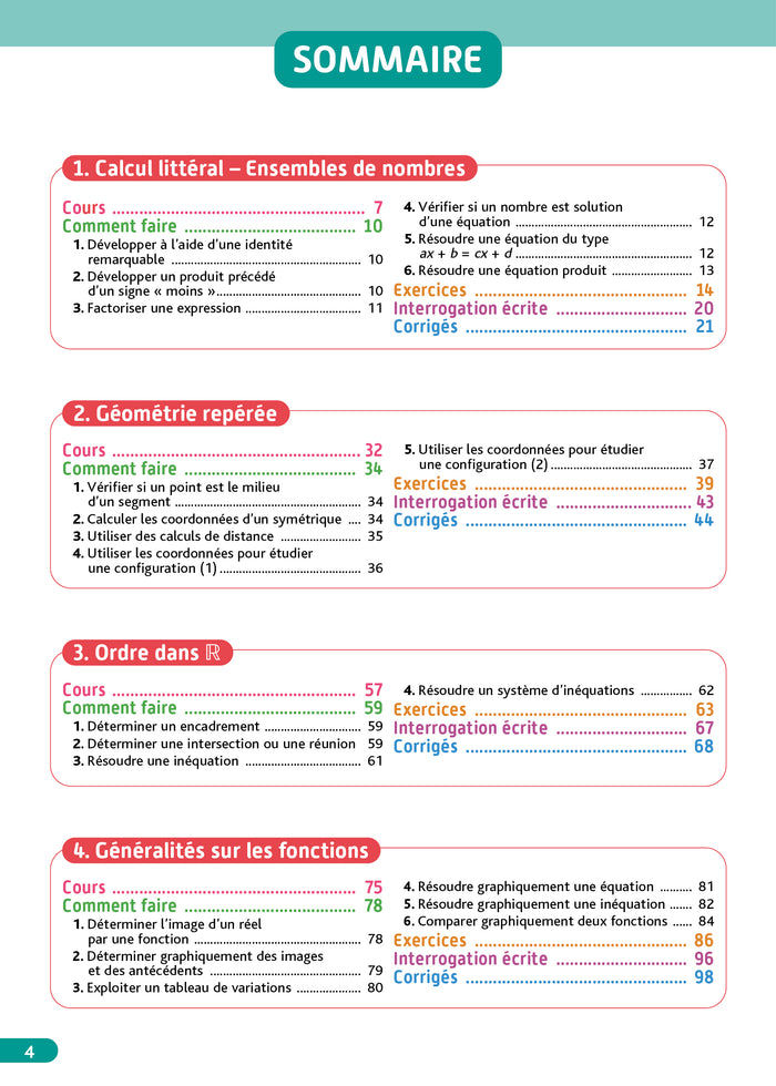 Objectif BAC Maths 2nde