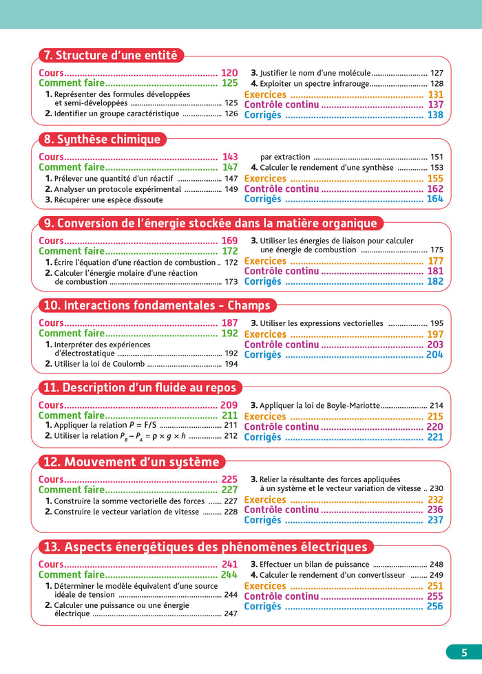 Objectif BAC 1re spécialité Physique Chimie BAC 2026