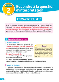 Objectif BAC 1re spécialité HLP BAC 2026