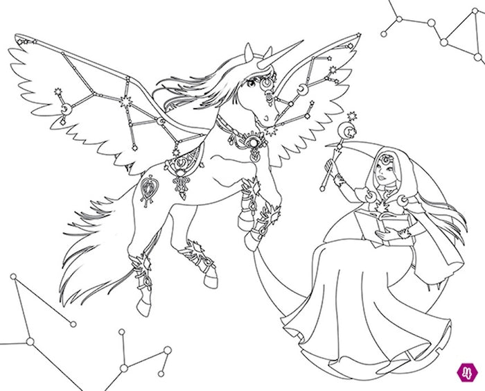 Licornes de rêve - Carnet créatif - Magie des sorcières