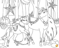 Licorne de rêve - Carnet créatif - Magie dorée