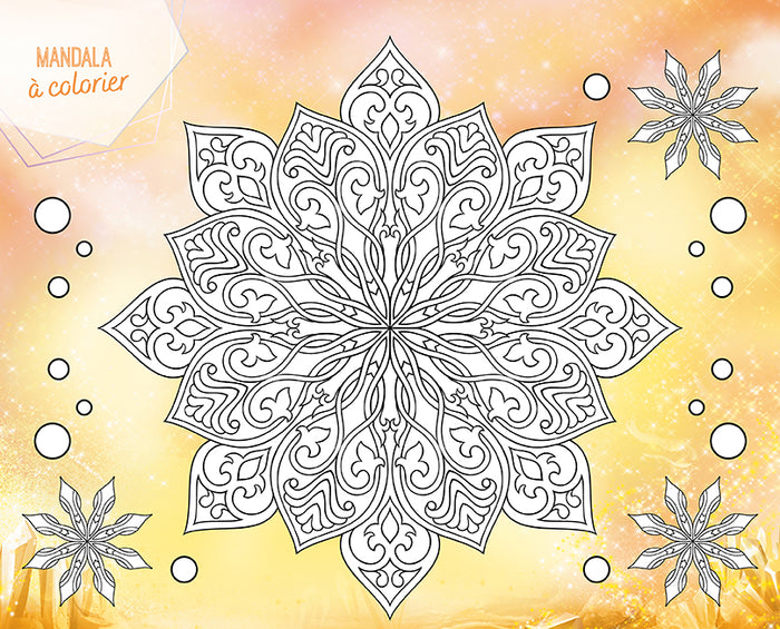 Licorne de rêve - Carnet créatif - Magie dorée