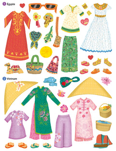 Minimiki - Stickers - Merveilles du Monde