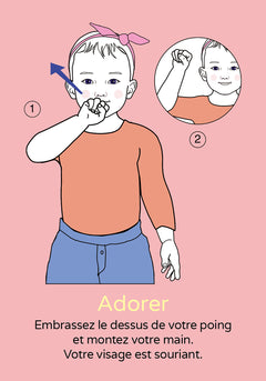 150 cartes pour apprendre à signer avec bébé