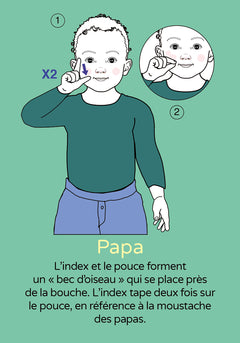 150 cartes pour apprendre à signer avec bébé