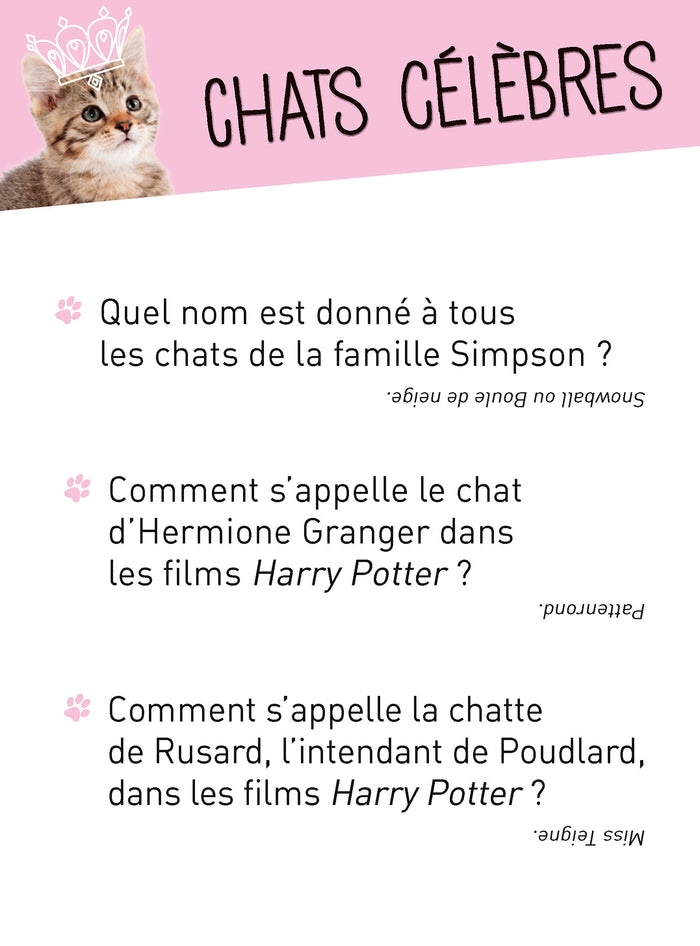 Boîte Quiz Donne ta langue au Chat !