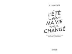 L'été où ma vie a changé