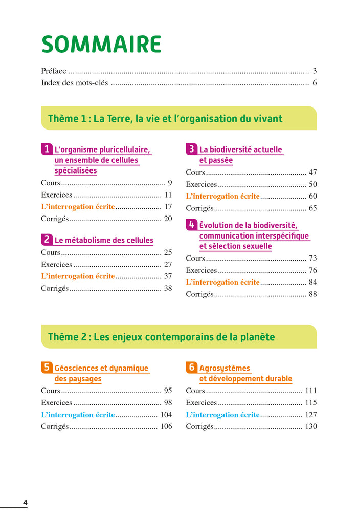 Exos résolus - SVT 2nde