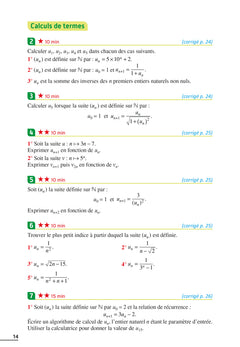 Exos résolus spécialité Maths 1re