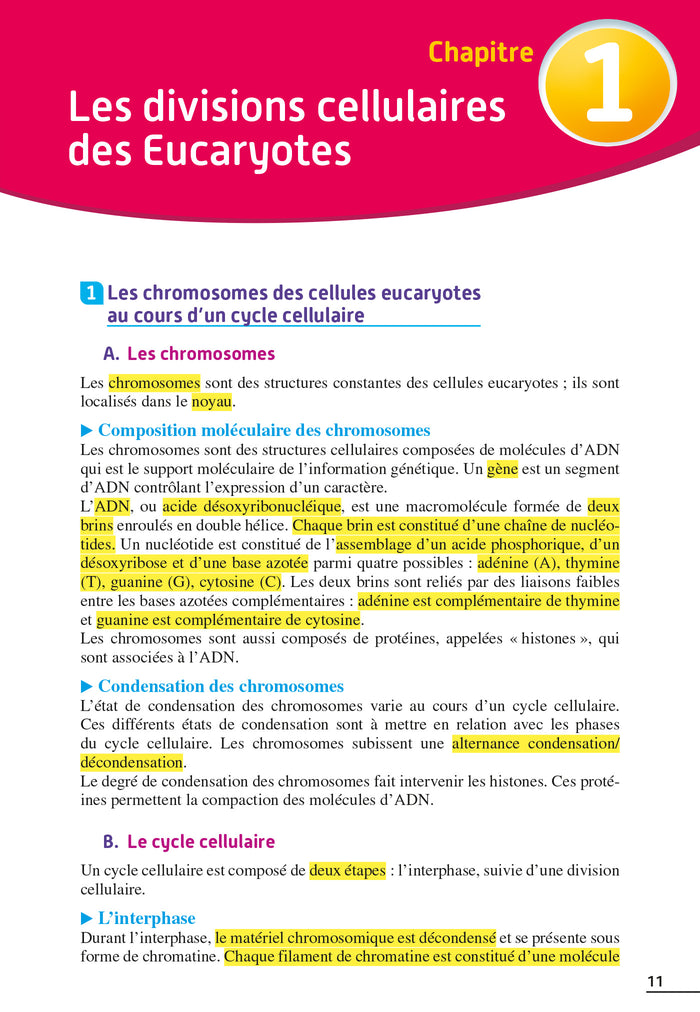 Exos résolus spécialité SVT 1re