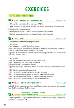 Exos résolus spécialité SVT 1re