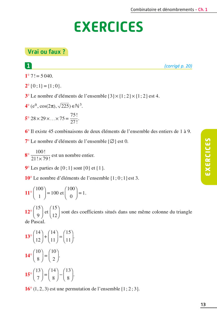Exos résolus spécialité Maths + Option Maths expertes Tle