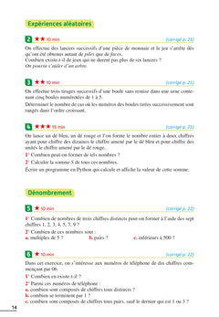 Exos résolus spécialité Maths + Option Maths expertes Tle