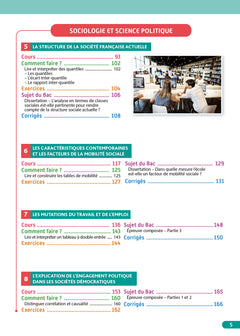 Objectif Bac Tle spécialité SES Bac 2025