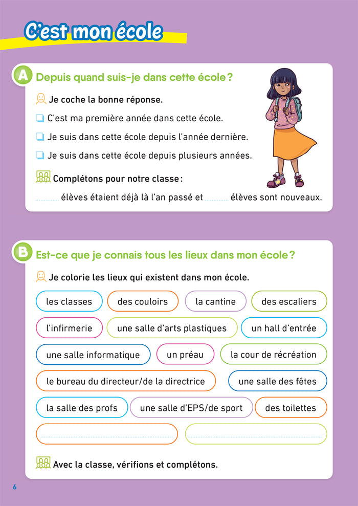 Vie de classe Vie d'élève Magellan CE