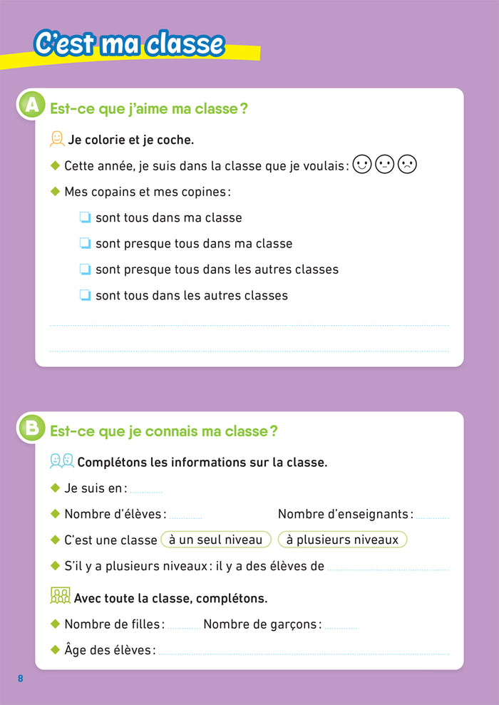 Vie de classe Vie d'élève Magellan CE