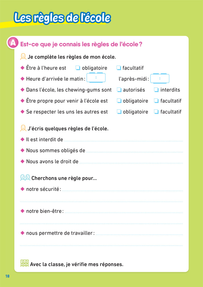 Vie de classe Vie d'élève Magellan CE