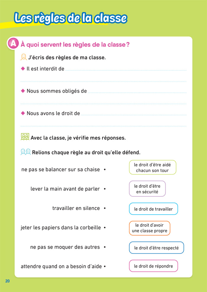 Vie de classe Vie d'élève Magellan CE