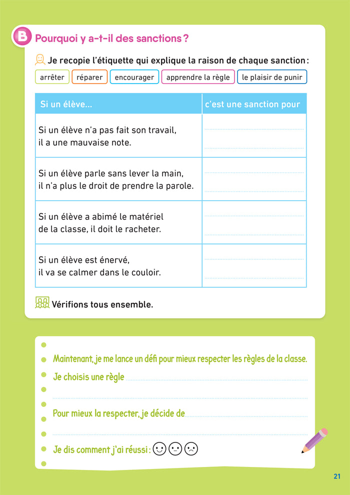 Vie de classe Vie d'élève Magellan CE